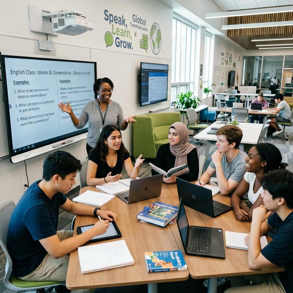 Salle de classe moderne English Hills